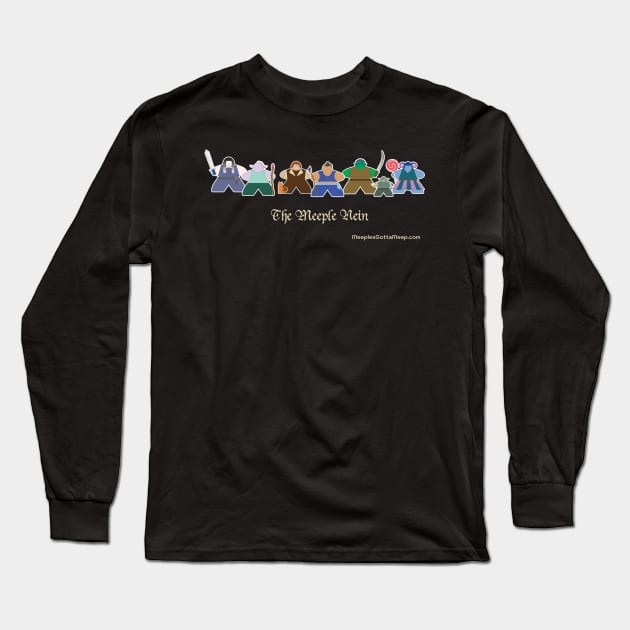 The Meeple Nein Long Sleeve T-Shirt by MeeplesGottaMeep